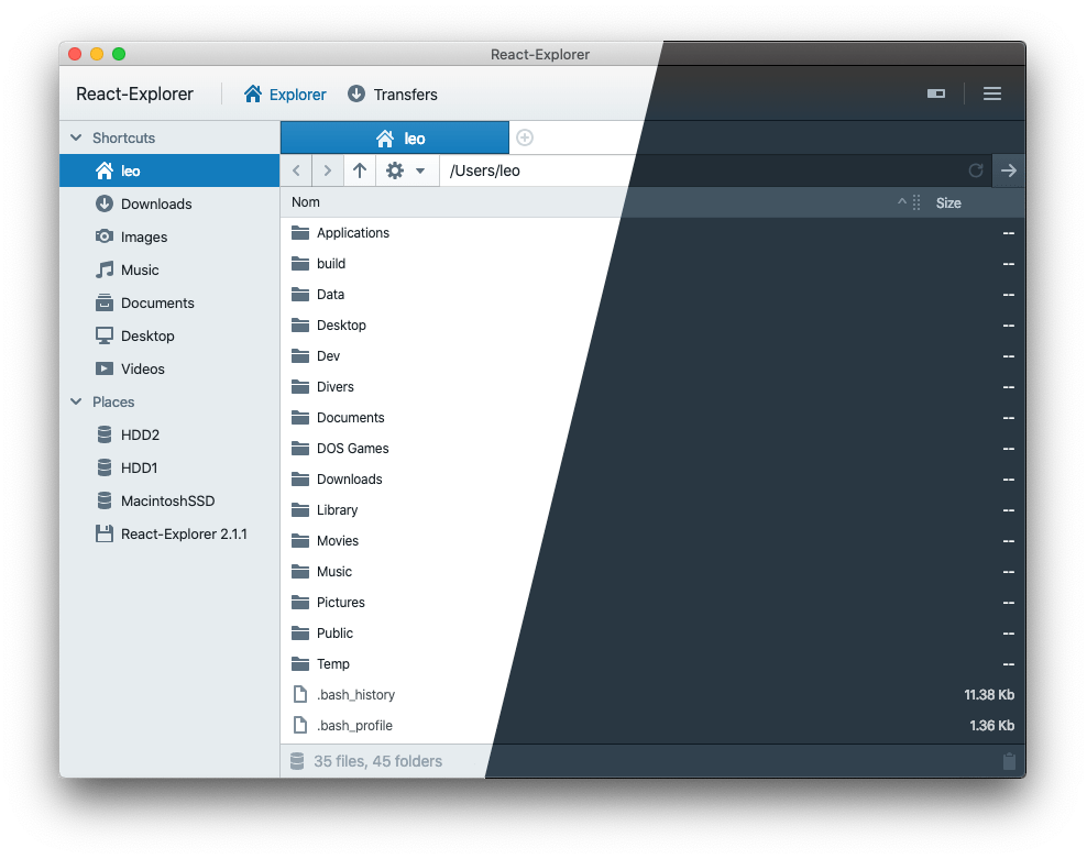 React-Explorer: a file manager written in React